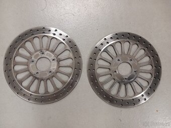 HARLEY DAVIDSON brzdové kotouče 2 ks,průměr 298mm,model ABS - 2