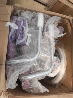 Barové židle fialové 2 ks nové - 2