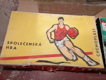 Stolní fotbálek a basket Chemoplast Brno ČSSR - 2