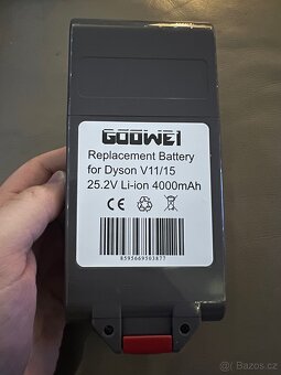 Goowei Baterie pro Dyson V11, V15 - 25.2V 4000mAh - 2