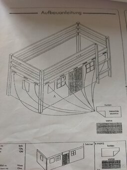 Dětská vyvýšena postel - 2