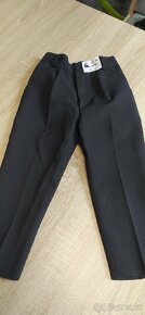 Černé společenské kalhoty velikost 98 - 2