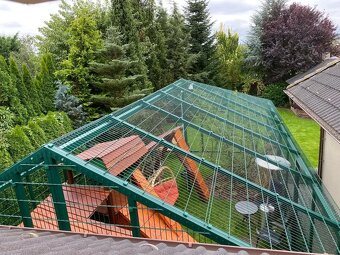 Prodám velkou ocelovou voliéru pro kočky či jiná zvířata - 2