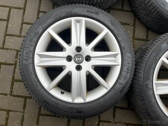 4x alu disky 4x100 R17, zimní pneu 80% - 2