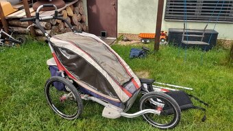 Sportovní kočár Charriot CX1, odpružený, na kola i skii s - 2
