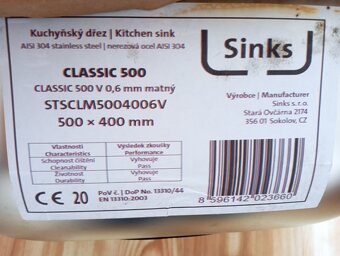Prodám dřez, sifony a zásuvky - 2