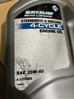 Olej do Lodnich motoru QuickSilver SAE25W-40 - 2