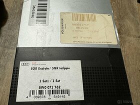 Sport koncovky Audi A4 A5 chrom, originál Audi 8W0071762 - 2