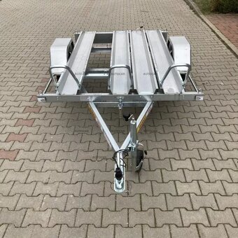 Přívěsný vozík B7320M3 na přepravu 3 motocyklů - 2