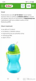 láhev na pití s brčkem 370 ml + 1 zdarma - 2