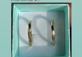 Zlaté náušnice 14k 585 .1,70g - 2