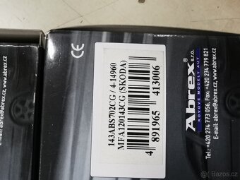 Modely autíček Škoda, Abrex. - 2