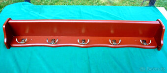 Polička masiv dřevo, retro styl - 2