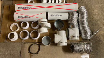 VZT PVC potrubí, 100, 150mm - 2