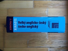Velký anglicko-český a česko-anglický slovník - Fronek Josef - 2