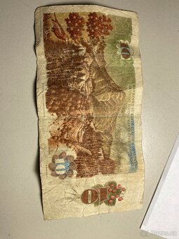 Bankovka DESAT korun - 2