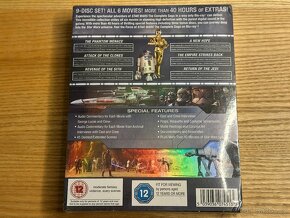 Blu-ray Star Wars The Complete Saga 1-6, 9 disků - NOVÉ - 2