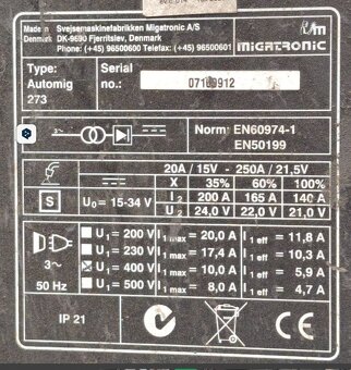Svařečka CO2 - 2