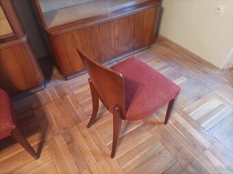 Sekretář, knihovna, skříň, stůl a židle - 2