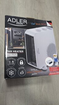 Termoventilátor, ventilátor Adler AD 7725w bílý 2000 - 2