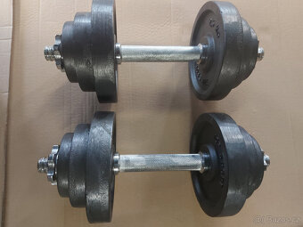 Nakládací jednoručky 2 x 10kg - nové - 2