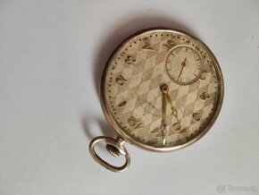 Stříbrné kapesní hodinky chrono metre ARSA - 2