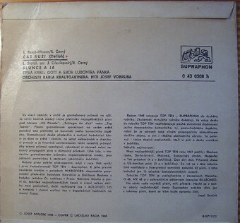 SP deska K.Gott 1968-Čas růží, Slunce a já/34/ - 2