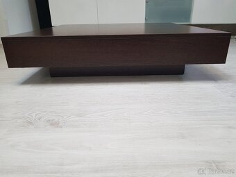 Stylový obyvákový konferenční stůl wenge - 2