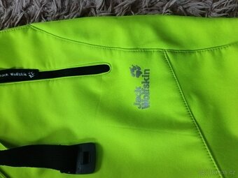Softshell neonové kalhoty na běžky 158 - 2
