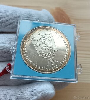 AG pamětní 500kčs Matice Slovenská 1988 Proof provedení - 2