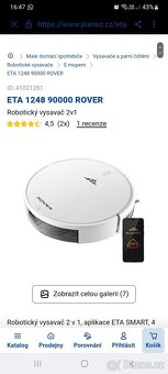 Robotický vysavač Eta Rover - 2