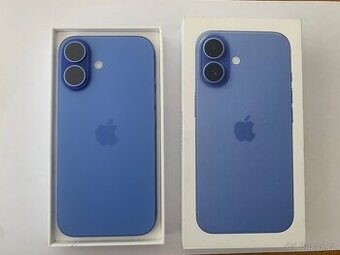 Apple IPhone 16 Ultramarine 128 GB úplně nový záruka 12m. - 2
