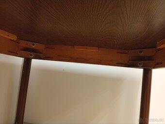 dreveny jidelni stul, cerny, 120x80, vyska 75cm - 2