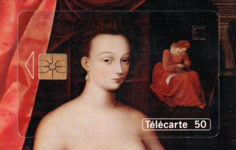 Puzzle telecarte Musée du Louvre Gabrielle d'Estrées - 2