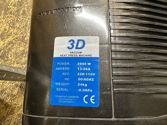 3D termolis - sublimační lis - 2