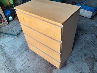 Ikea komoda Malm bříza 4 zásuvky - 2