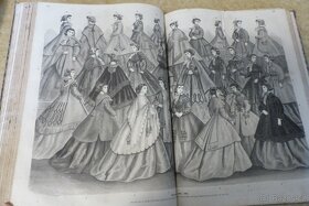 Bazar, módní časopis, svázaný ročník 1865, stará móda - 2