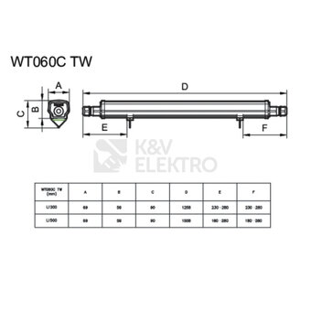 Led zářivka Philips Ledinaire WT060C - 2