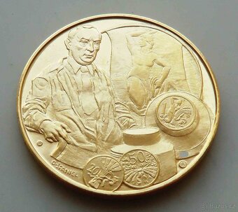 1 Oz - 100 let od zahájení ražby prvních čs. mincí - 2