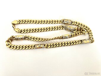 Zlatý řetěz 62,75 g, zlato 585 (14 kt), 71 cm - 2