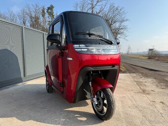 Elektromobil - Elektrická tříkolka Leramotors E1, červená - 2