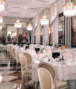 120ks luxusni bílé židle do restaurace styl Ludvik - 2