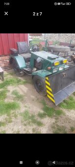 Traktor se sklopnou károu - 2