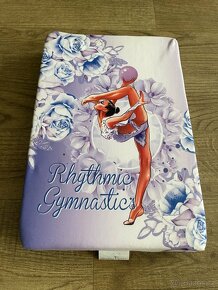 Gymnasticky dres vel 140, zelena, zluta - 2