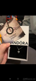 Náhrdelník pandora třpytivý modrý měsíc a hvězdy - 2