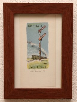 Jiří Bouda - ex libris železnice (1974 - 1986) - 2