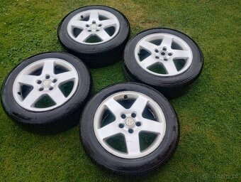 Letní alu kola 5x112 R16 AUDI VW ŠKODA SEAT 205/55 R16 - 2