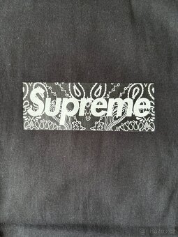 Tričko Supreme Black White - 2