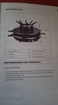 Gril na raclette/fondue - 2