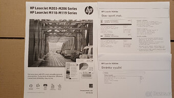 HP Laserjet M203DN | Duplex | LAN | nový toner a válec - 2
